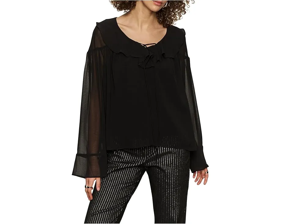 Блуза Sanctuary с V-образным вырезом и длинными расклешенными рукавами