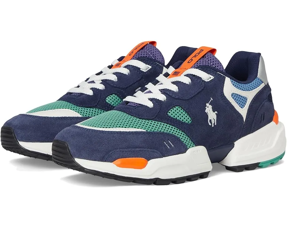 Кроссовки Polo Ralph Lauren Jogger Suede & Mesh с логотипом Pony