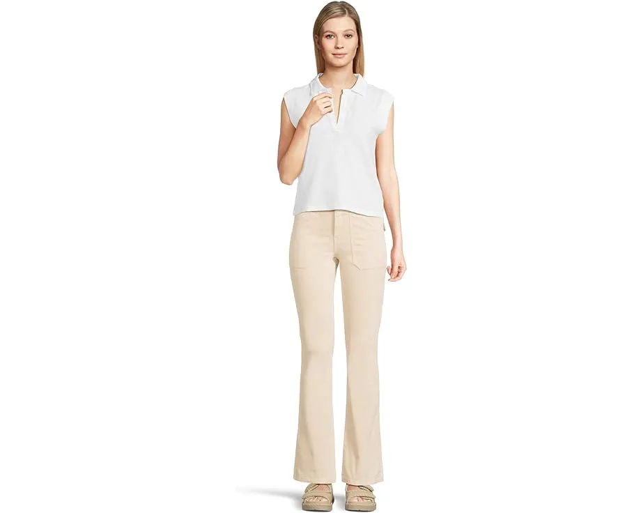 Поло Lilla P с коротким рукавом и подолом рубашки