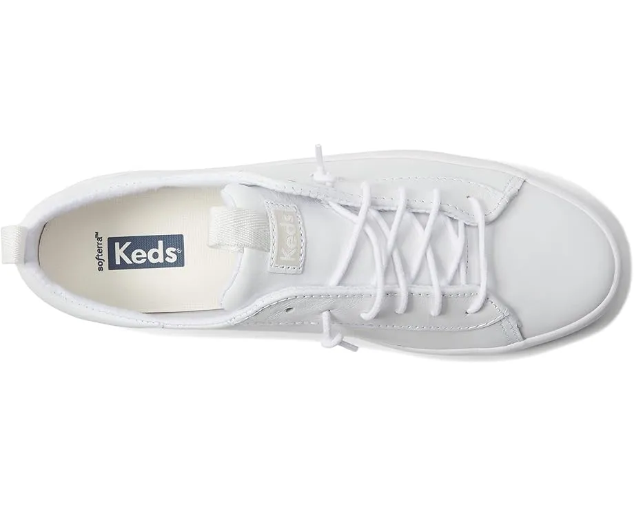 Кроссовки Keds Kickback Leather Slip On с амортизирующей стелькой Softerra