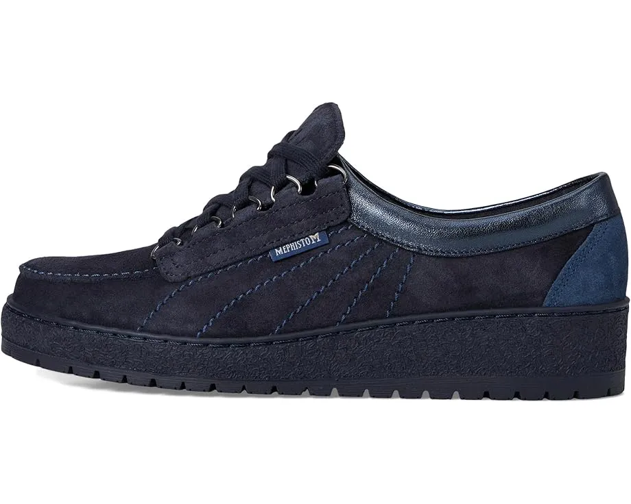 Женские туфли Mephisto Lady на удобном клине с верхом из замши