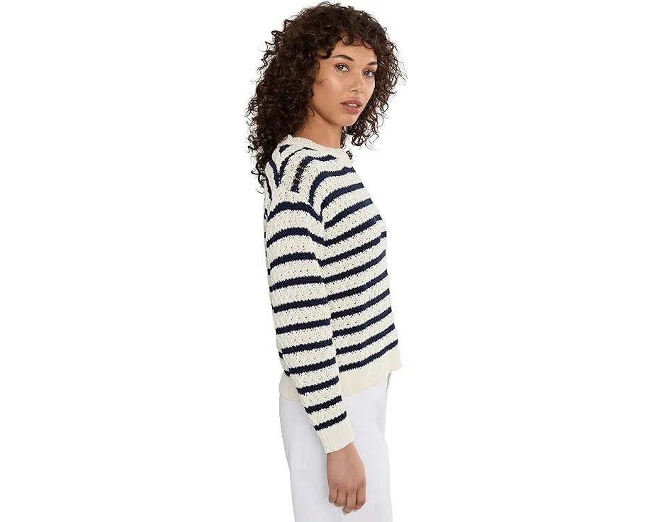 Свитер Tommy Bahama Pebblestone Bay Stripe Crew с рельефной вязкой