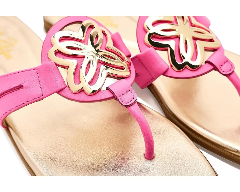 Сандалии Lilly Pulitzer The Lilly из премиальной кожи с медальоном