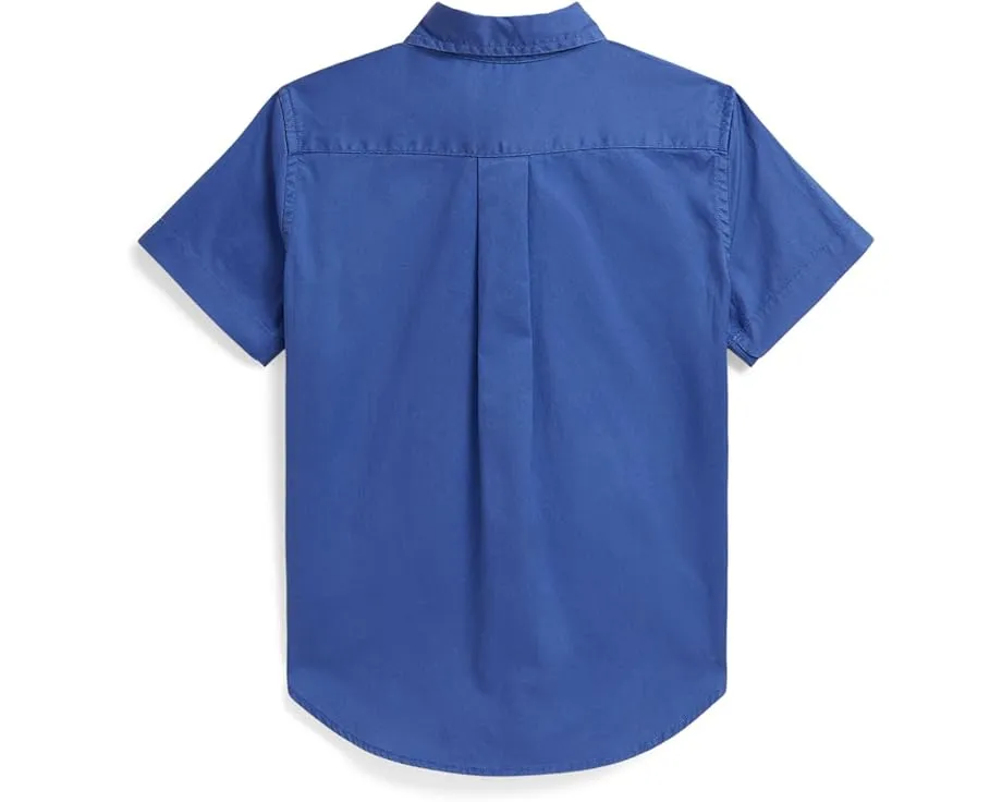 Рубашка Polo Ralph Lauren Cotton Twill с коротким рукавом для малышей