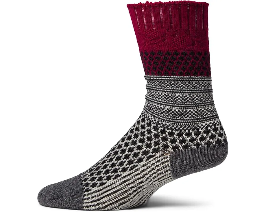 Носки Smartwool Everyday Popcorn Cable Crew с рисунком попкорн до середины икры