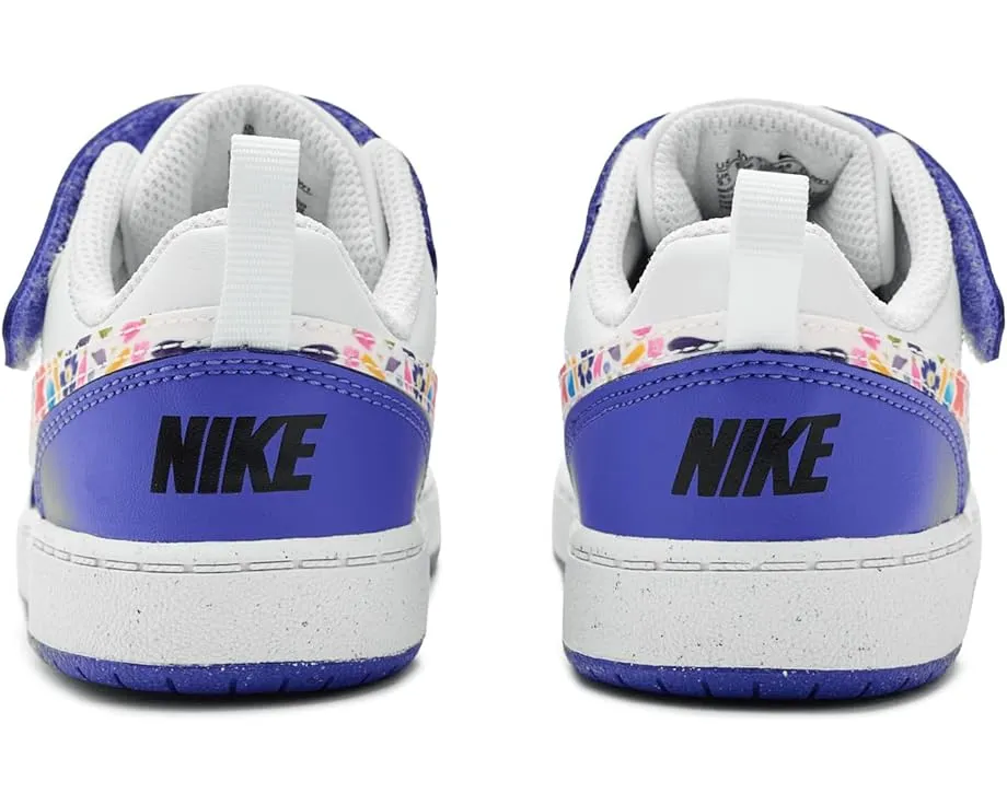 Кроссовки Nike Kids Court Borough Low FL для малышей на липучке