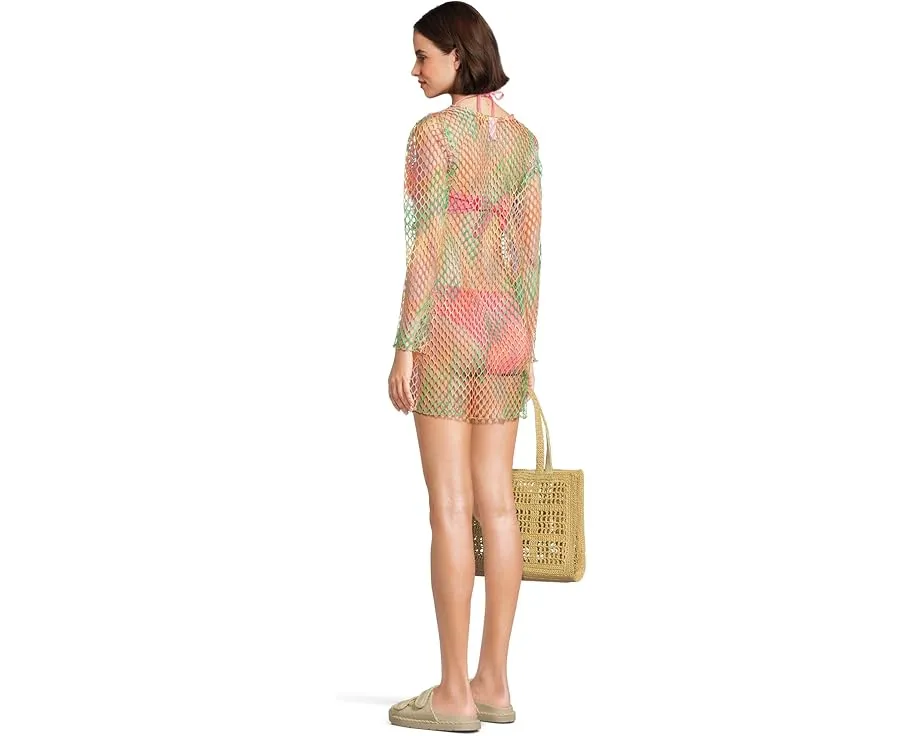 Туника BECCA Mirage из сетки с ракушками на завязках