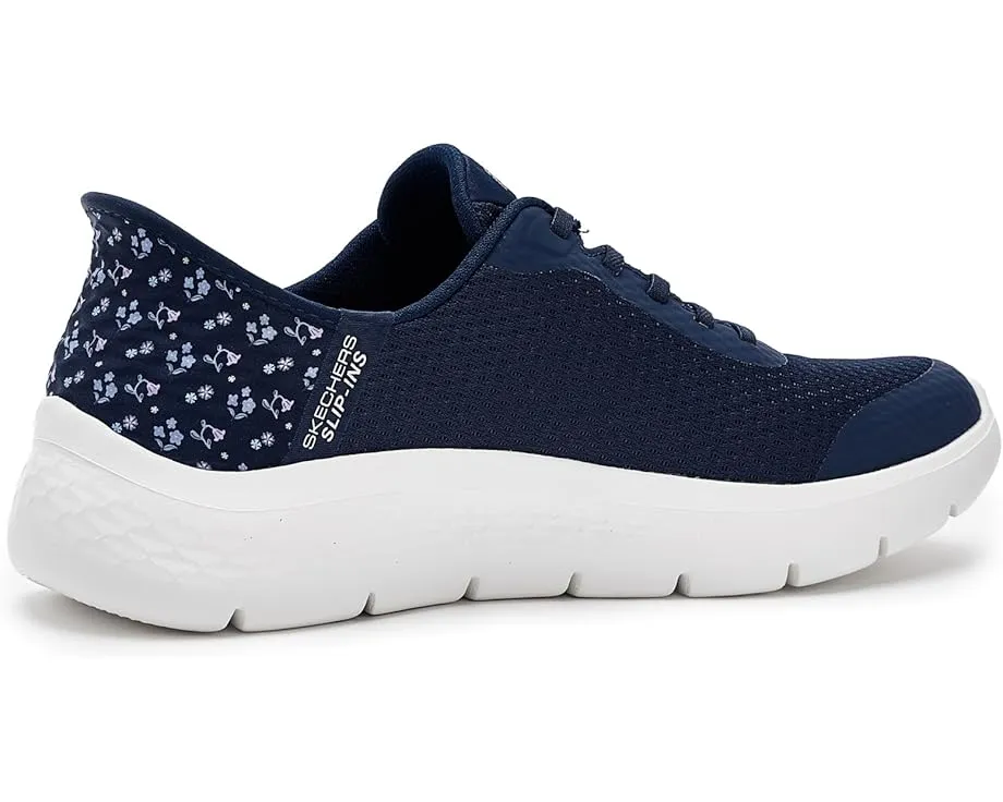 SKECHERS Performance Go Walk Flex Lily Rose с эластичными шнурками и сетчатым верхом