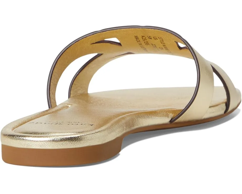 Сандалии-слипоны Duo Metallic из металлизированной кожи с открытым носком