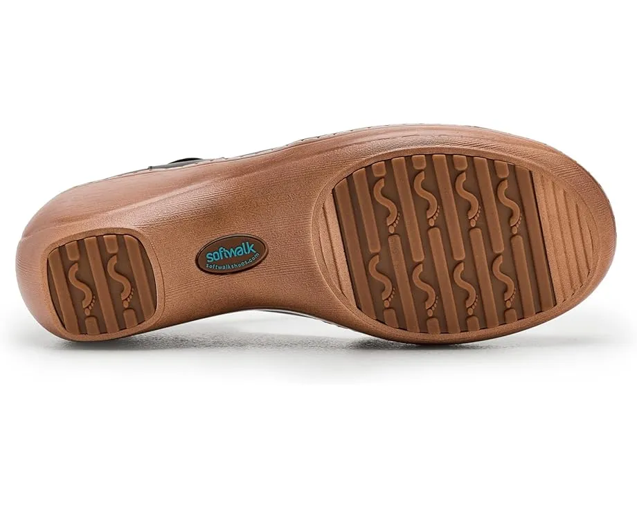 Туфли SoftWalk Miri на платформе с кожаным верхом и регулируемой липучкой