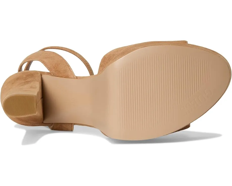 Туфли GUESS Hitten на устойчивом каблуке из замши с ремешком