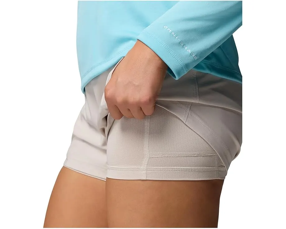 Шорты Columbia PFG Castback с влагоотводящей тканью Omni-Wick и защитой UPF 50