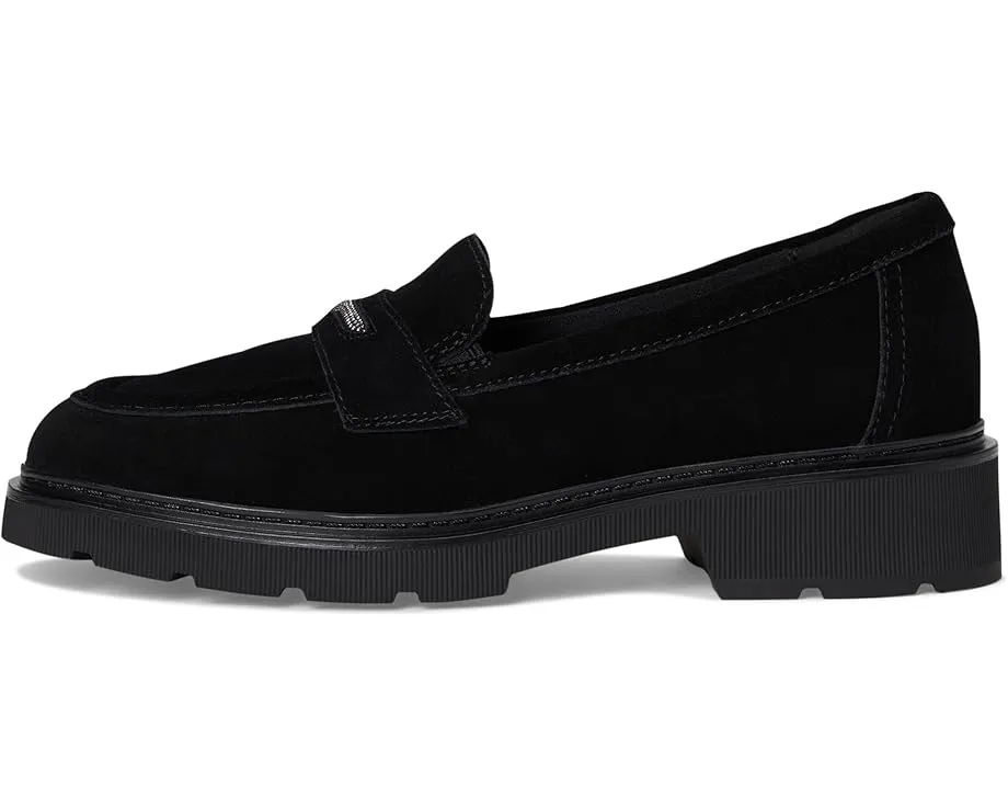 Лоферы Clarks Lauryl Step из замши с эластичной вставкой и стелькой Ultimate Comfort