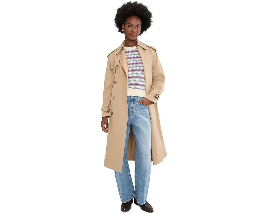 Свитер Lilla P Novelty Stripe с волнистыми полосками из мягкой смеси хлопка и Modal