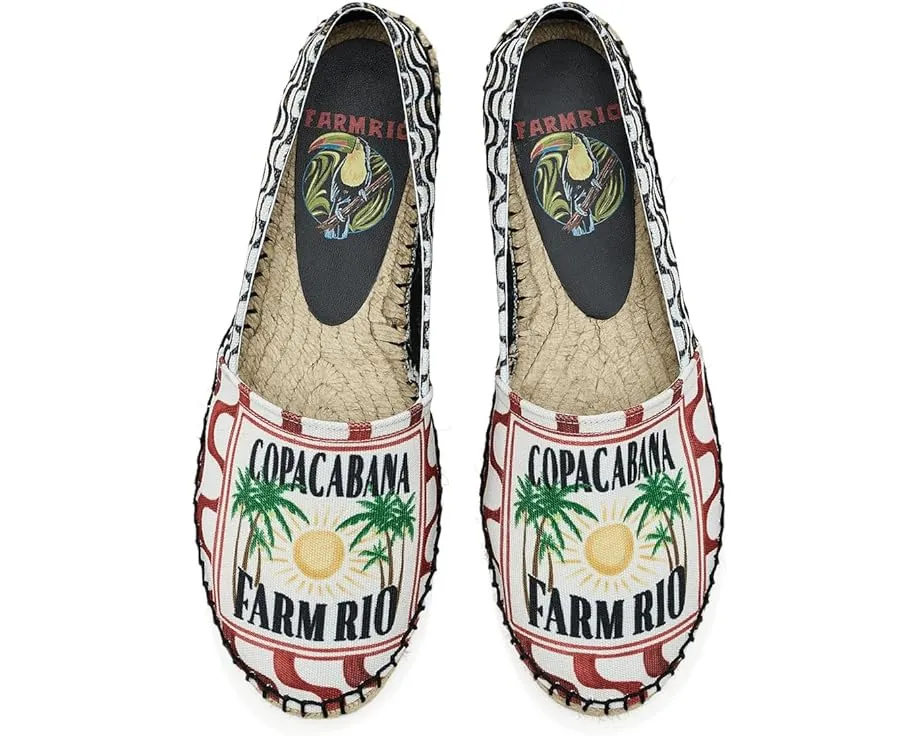 Лоферы Copacabana с эспадрильей FARM Rio