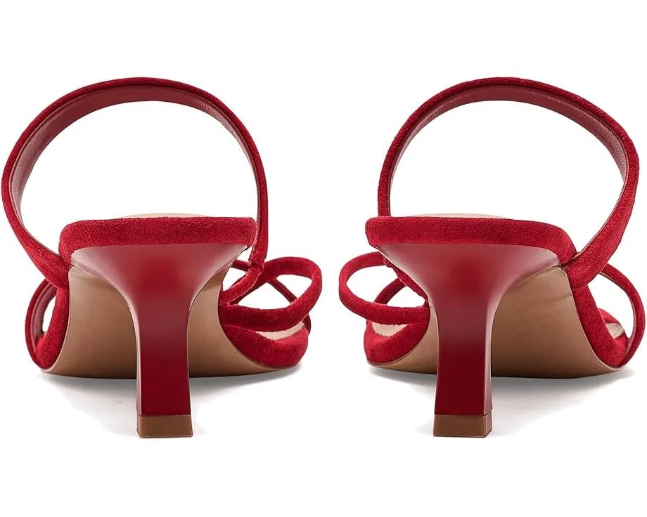 Сандалии Ajay на низком каблуке с кожаным верхом и квадратным носком Steve Madden