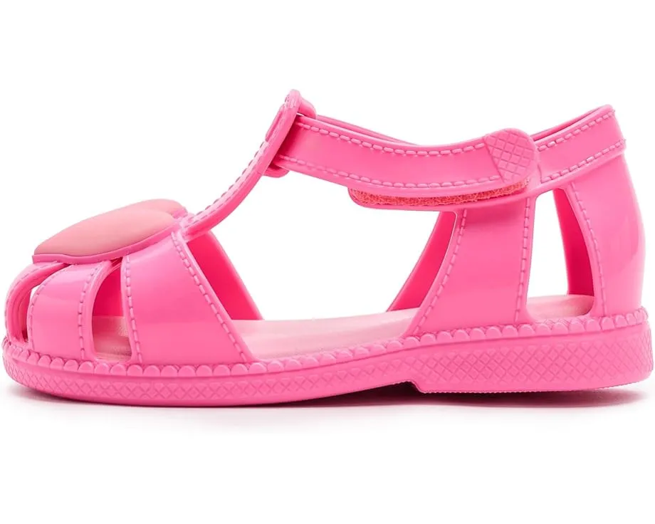 Mini Melissa Сандалии Hip Heart Ballerina для малышей с липучкой и водонепроницаемым ПВХ