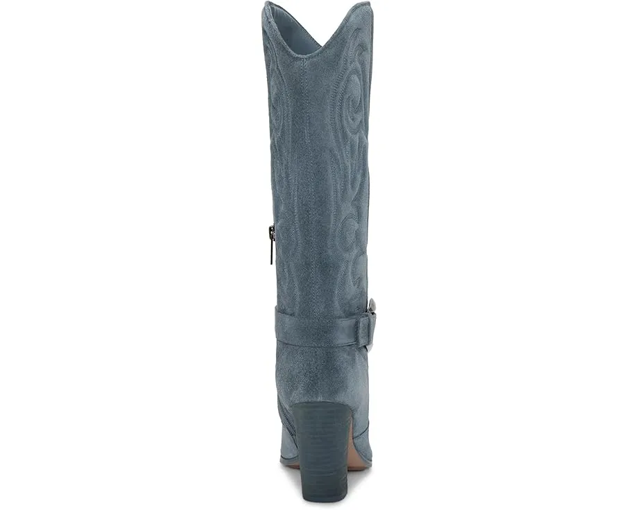 Высокие сапоги Vince Camuto Biancaa из замши с крупной пряжкой