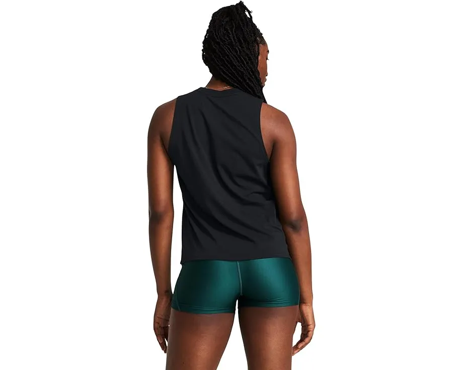 Майка Under Armour Rival Muscle Tank с ребристым воротником и свободным кроем