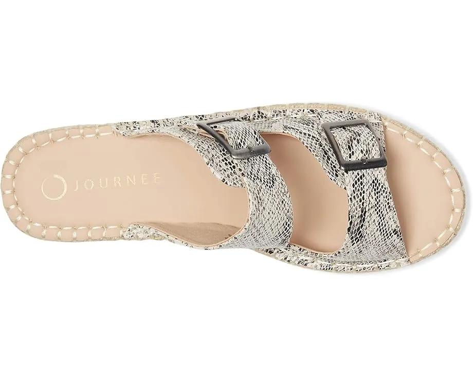 Сандалии Journee Collection Tresah с несколькими ремешками и дизайном эспадрильи