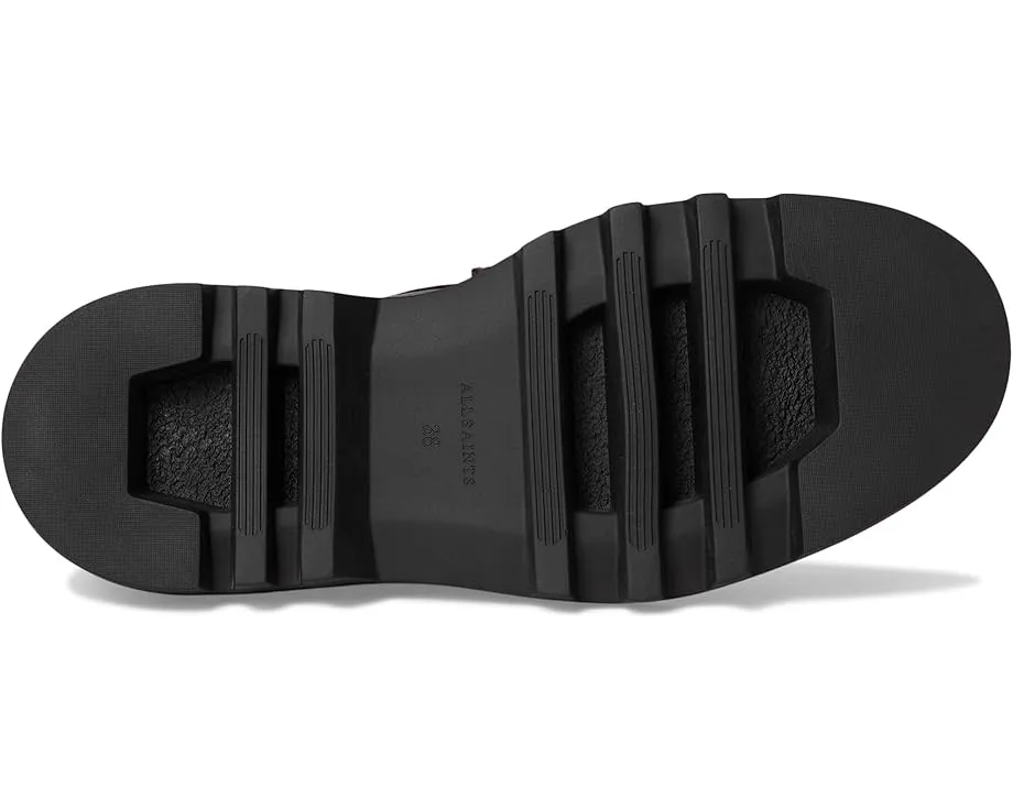 Лоферы AllSaints Beth с кисточками на массивной подошве