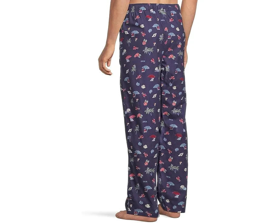 Пижамные брюки Tommy Bahama из фланели на резинке