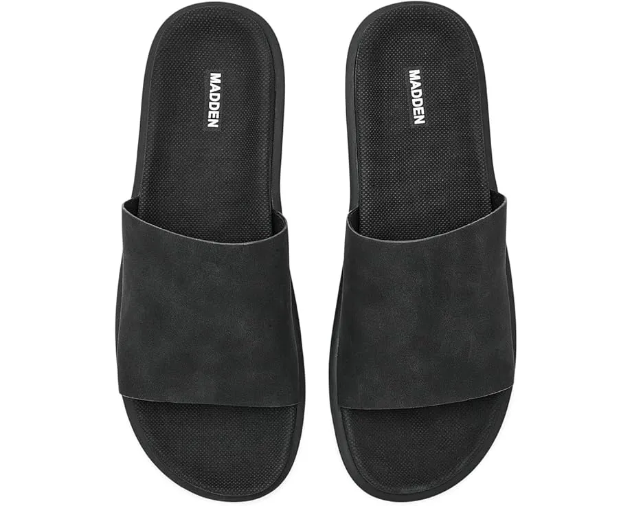 Шлепанцы Steve Madden Alden черные замшевые