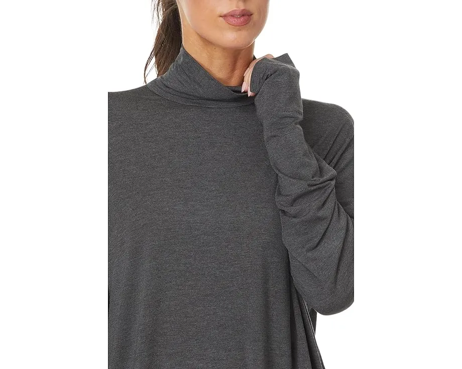 Водолазка Norma Kamali с длинным рукавом и отверстиями для большого пальца