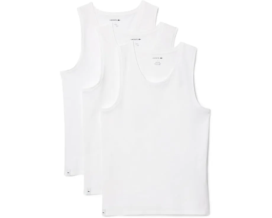 Lacoste Топ майка без рукавов 3 шт из чистого хлопка