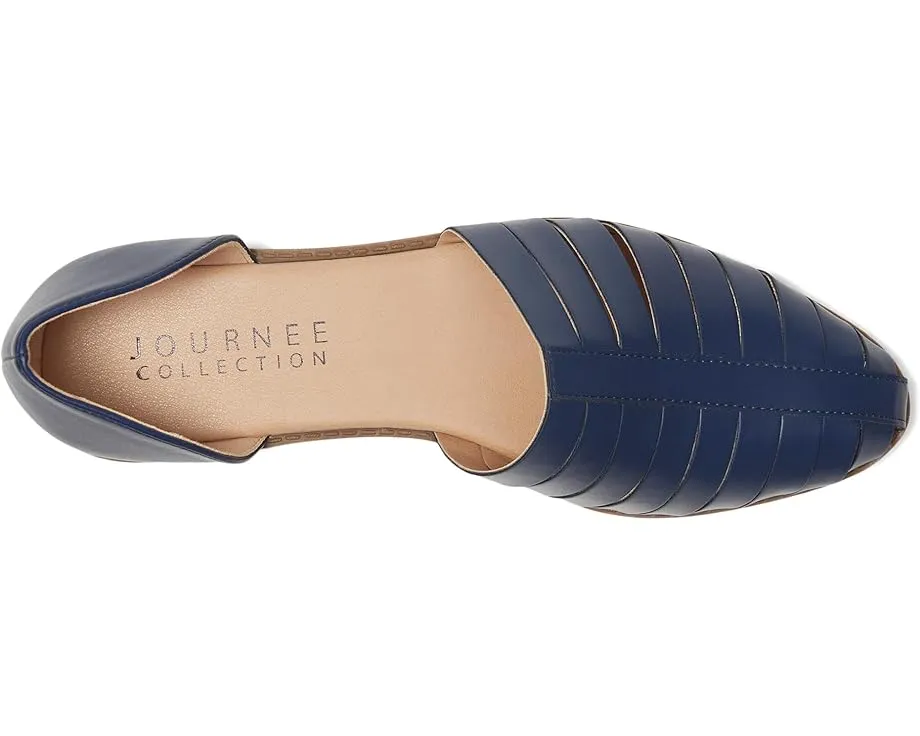 Балетки Anyah на квадратном каблуке с ремешком от Journee Collection