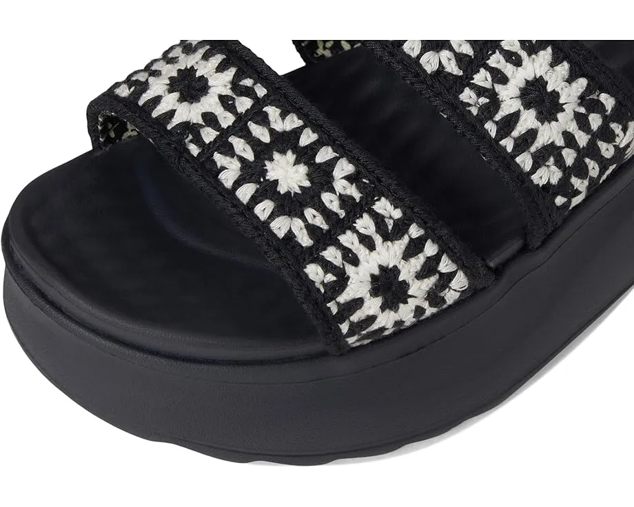 Сандалии Hey Dude Delray Buckle Cottage Crochet с пряжкой и принтованной подкладкой