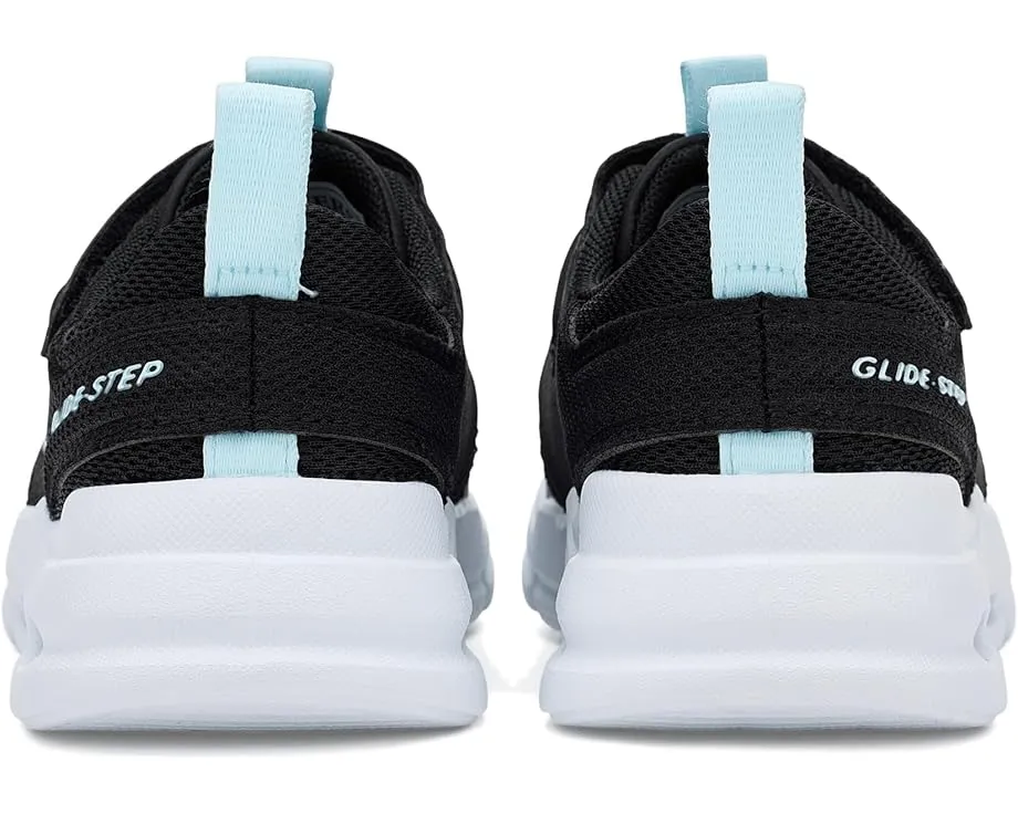 Кроссовки SKECHERS KIDS Glide-Step Flow с эластичными шнурками и сетчатым верхом