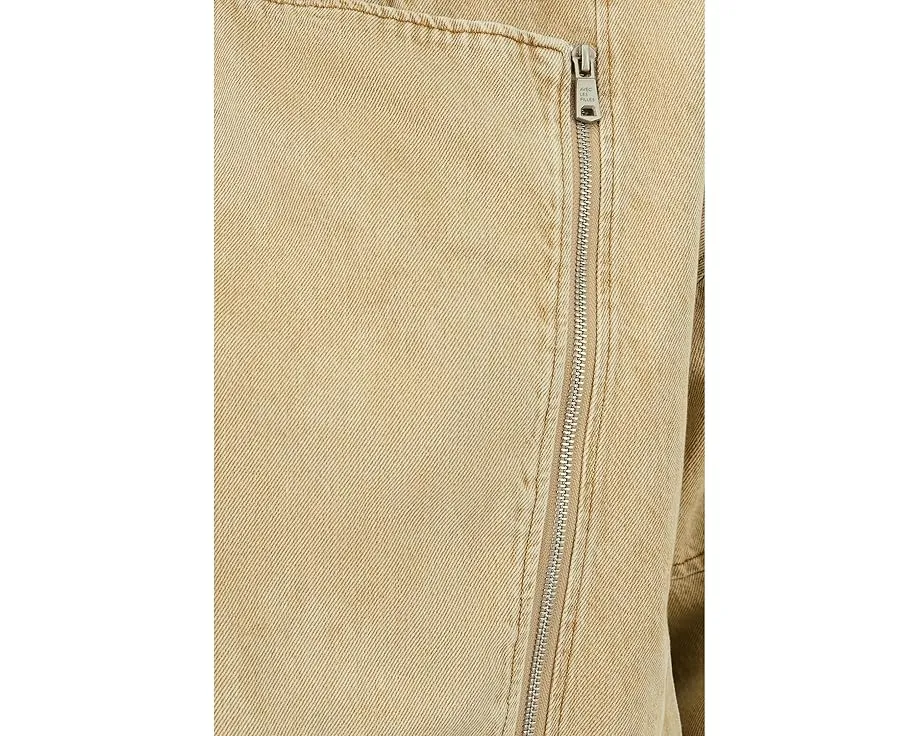 Оверсайз бомбер с асимметричной молнией и высоким воротником Avec Les Filles