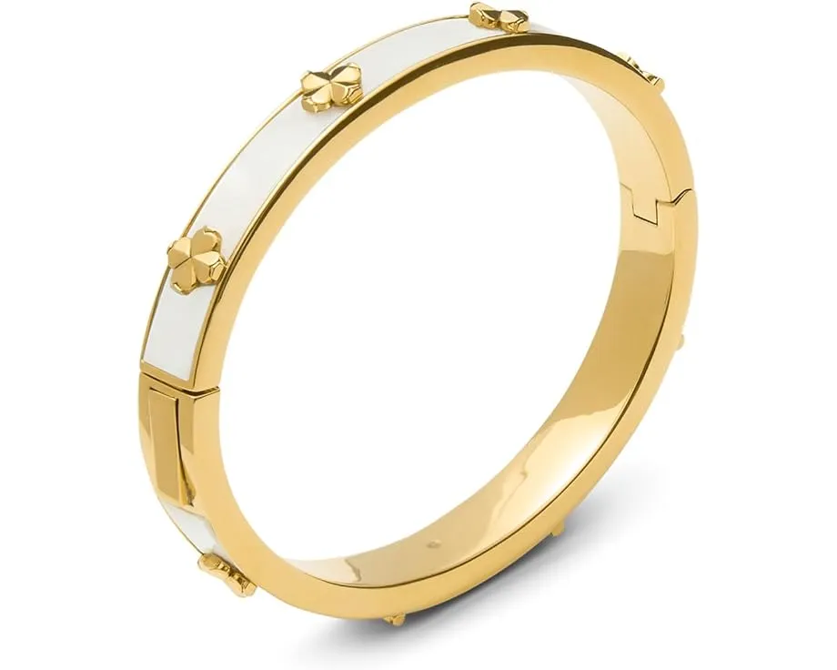 Браслет Spade Flower Hinge Bangle от Kate Spade New York с эмалью