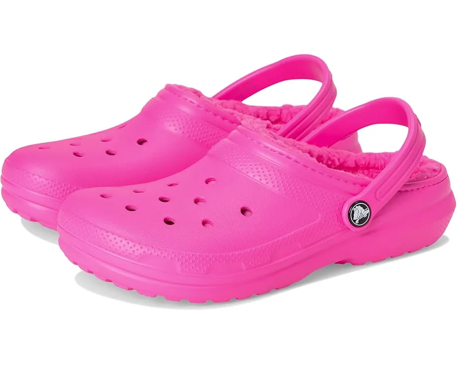 Crocs Classic Lined Clog детские утепленные сабо с искусственным мехом