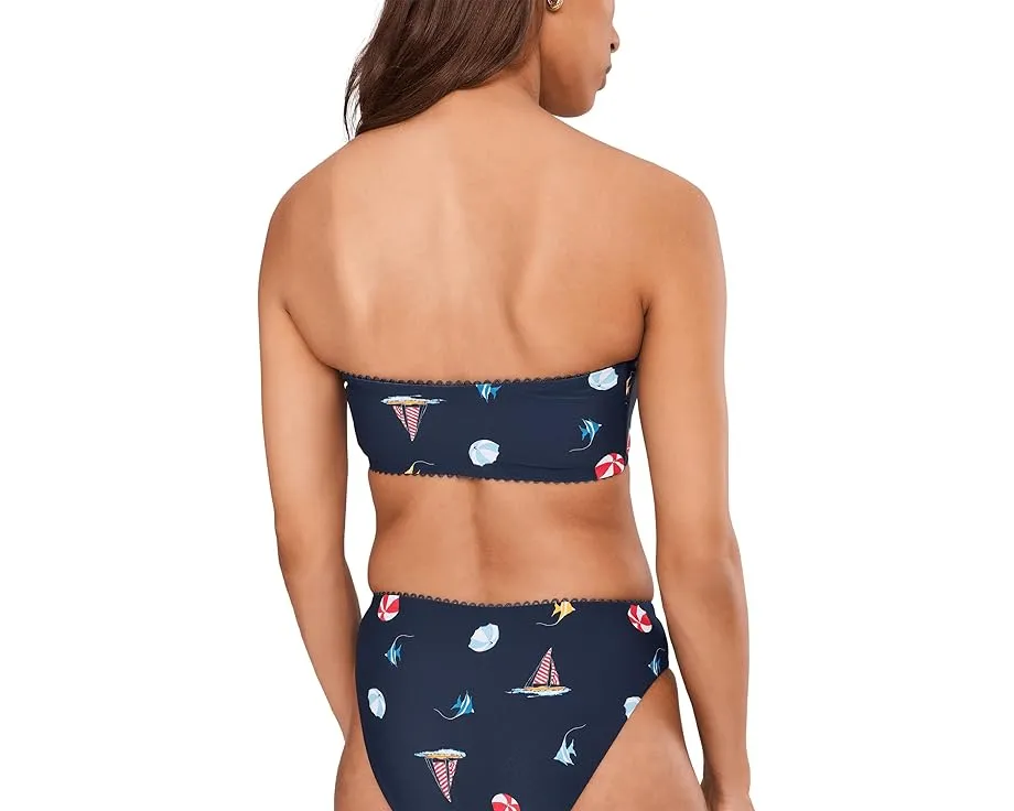 Топ-бандо BeachClub от Seafolly со съемной бретелью и чашками