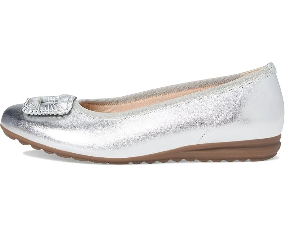 Балетки Gabor 62.623 из кожи на плоской подошве с резиновой подметкой