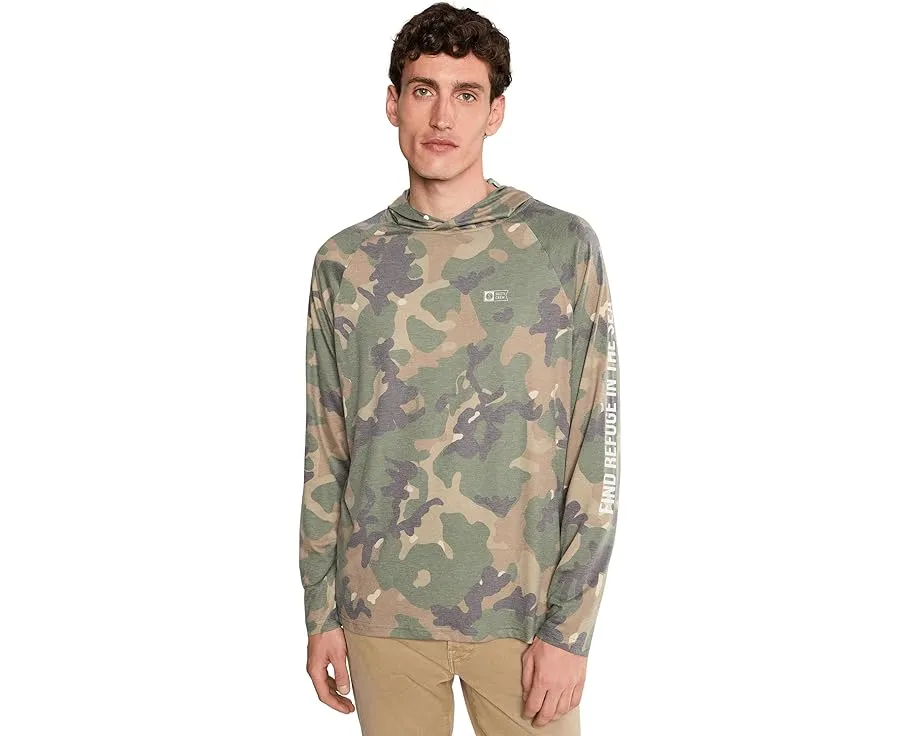 Худи Salty Crew Mariner Lite UV Hood на кнопках с защитой UPF 50+