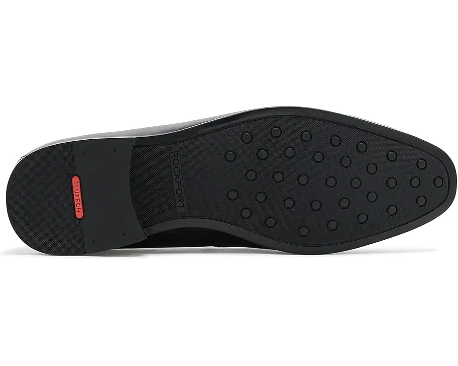 Лоферы Rockport Carlo из черной кожи с металлической деталью