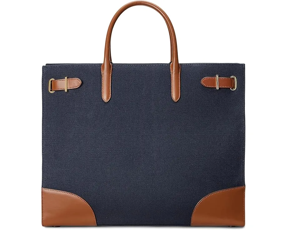 Сумка-тоут Lauren Ralph Lauren Print Canvas Large Devyn с цветочным принтом