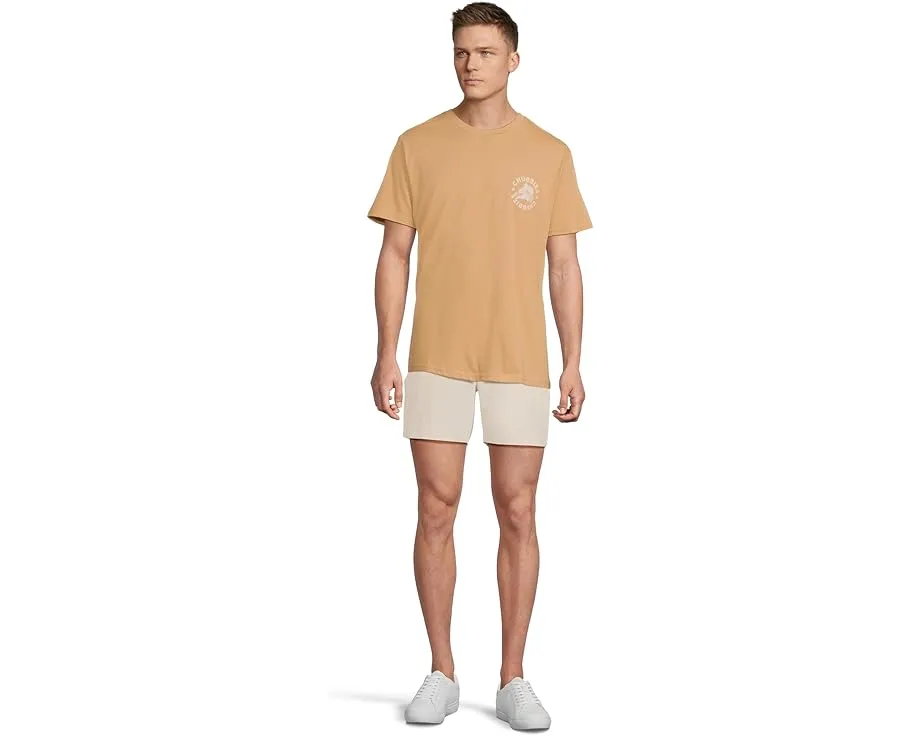 Футболка Chubbies The Rough n' Tumble коричневая с принтом