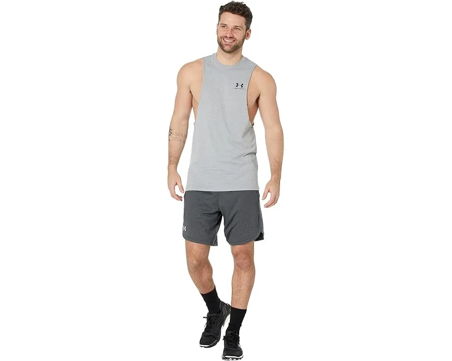 Мужской майка Under Armour Left Chest Cutoff с усиленной подвижностью