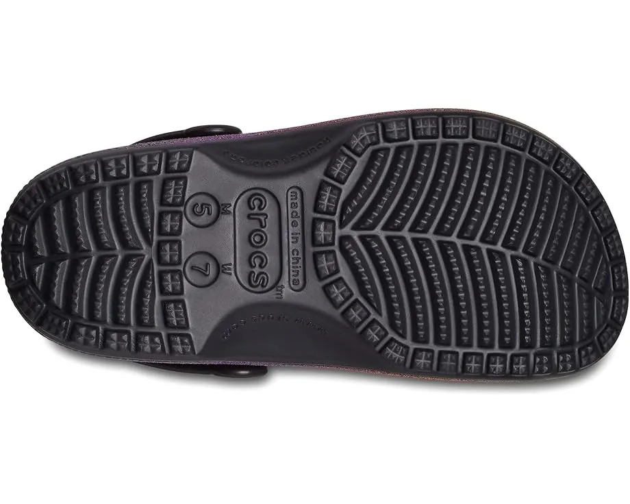 Кроксы Crocs Classic Disney Hocus Pocus с блестками и стразами Jibbitz