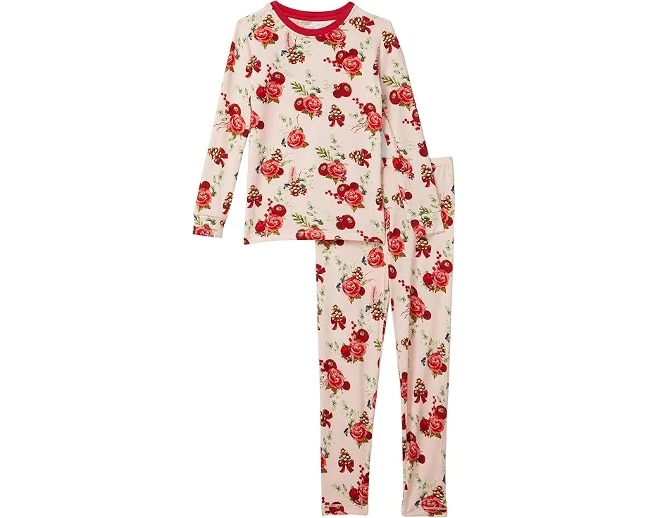 Пижамный комплект Kickee Pants Kids с длинным рукавом и принтом