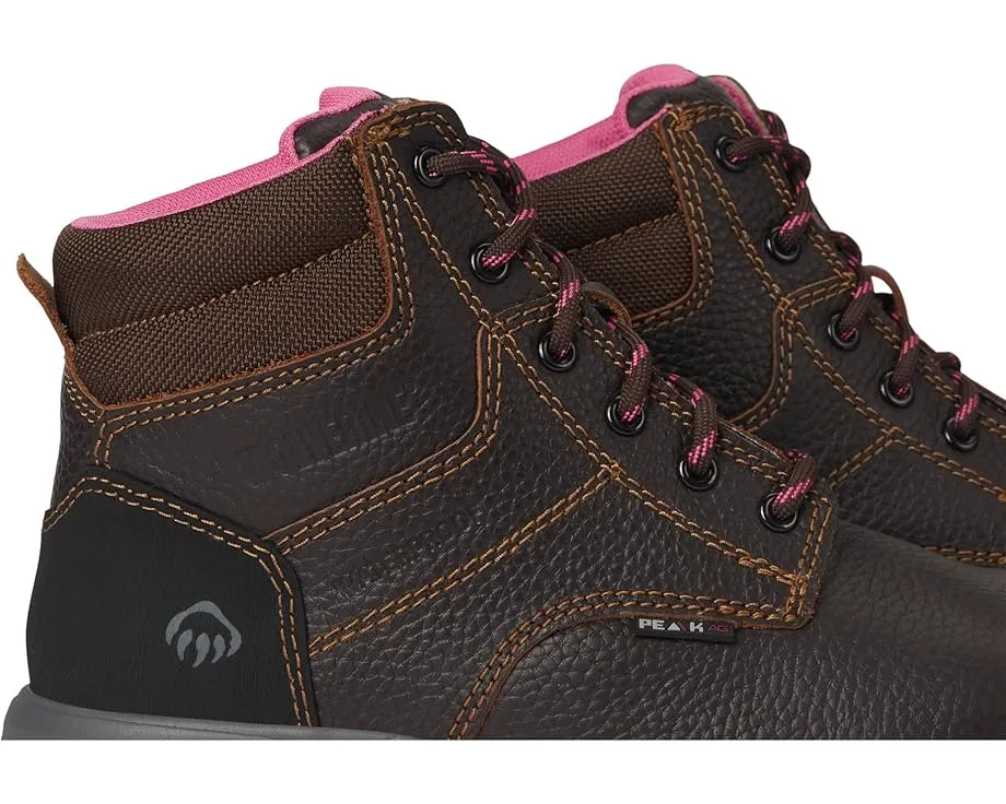 Водонепроницаемые рабочие ботинки Wolverine Piper 6 дюймов с композитным мыском