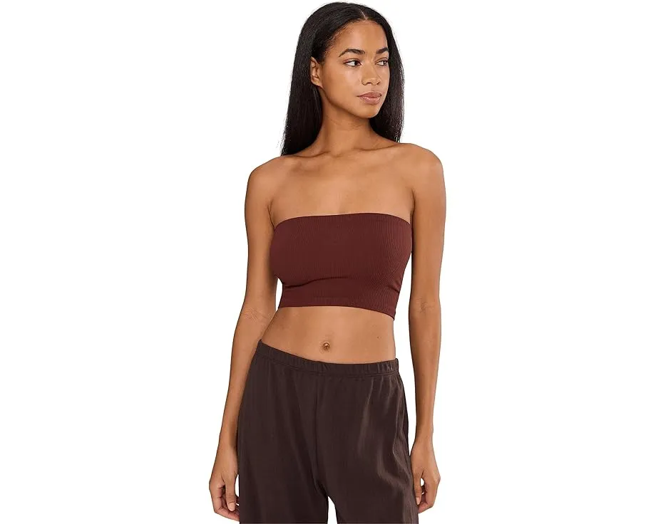 Топ-бандо Free People Amelia Bandeau с ребристой структурой