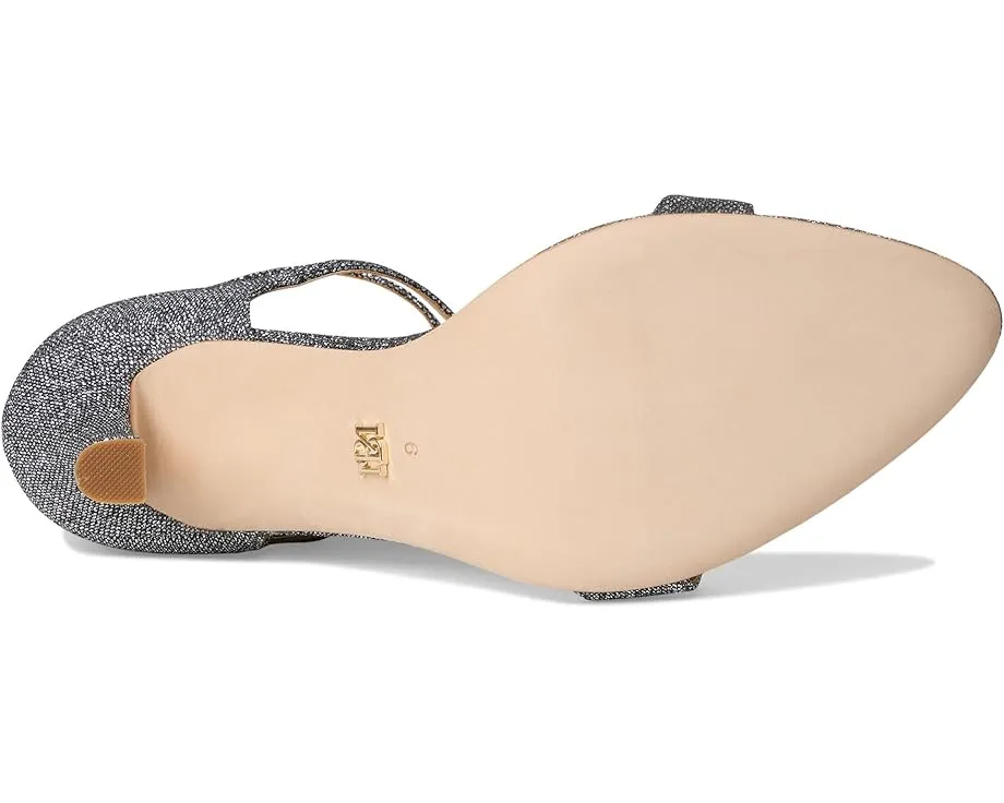 Босоножки Badgley Mischka Valencia на тонком каблуке с двойными ремешками и пряжками