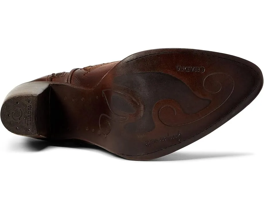 Ботинки Cuadra CU434 с острым носком на квадратном каблуке и перфорацией