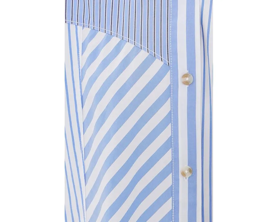 Платье Free People Oxford Club Mini цвета васильковый микс
