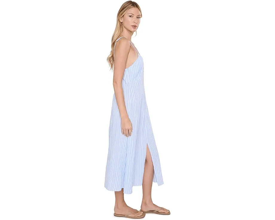 Платье миди Madelyn Stripe от Splendid в полоску